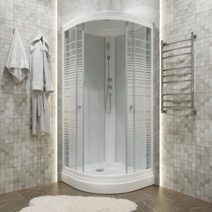 Душевая Кабина Тритон  Полосы 100*100 А  ДН4 низкий поддон