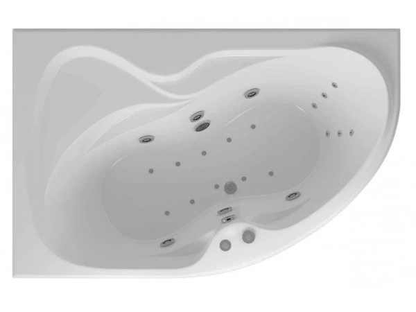 Акриловая ванна Aquatek Вега 170х105 L полный комплект 