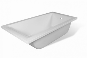 Ванна из искусственного камня Эстет Дельта 170А 170х70 с возможностью изменения размера (комплект с  подставкой и сливом