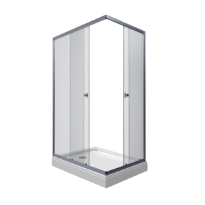 Душевое ограждение Triton Вента-Хром 120*80*202 L/R с поддоном