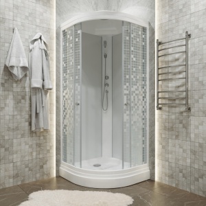 Душевая Кабина Тритон Мозаика 100*100 А ДН4 низкий поддон