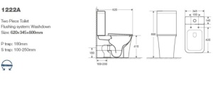Унитаз-компакт Ceruttispa Arno CT7838 34,5*62 безободковый с крышкой-сиденьем микролифт Slim