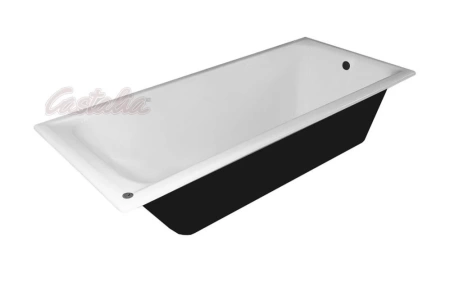 Чугунная ванна Byon B15 170х75 с ручками хром